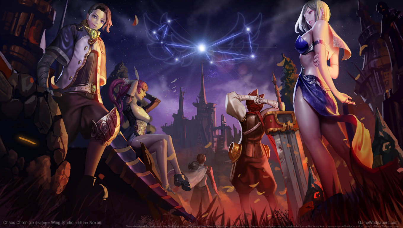 Chaos Chronicle achtergrond 01 1360x768