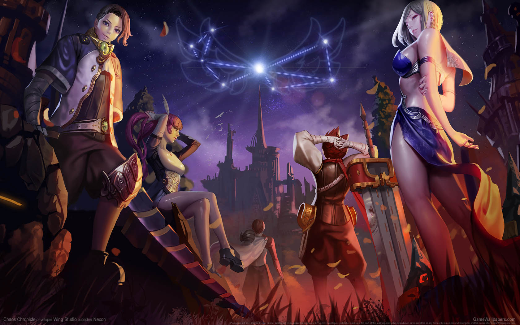 Chaos Chronicle achtergrond 01 1680x1050