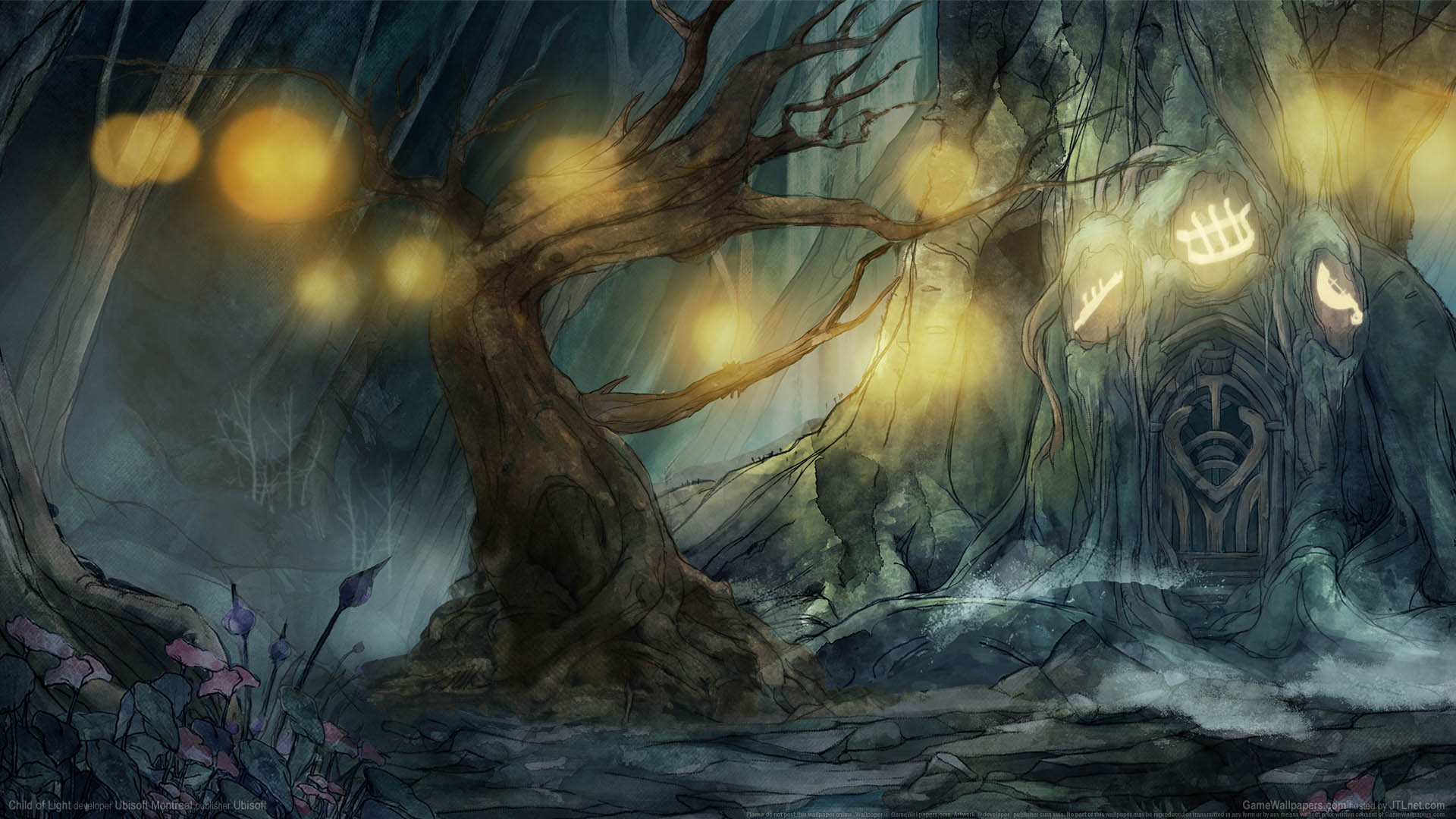 Child of Light fond d'cran 01 1920x1080