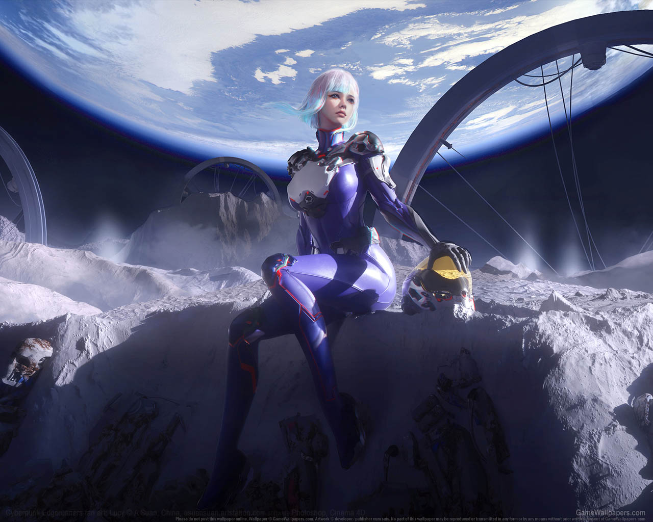 Cyberpunk: Edgerunners fan art wallpaper 01 1280x1024