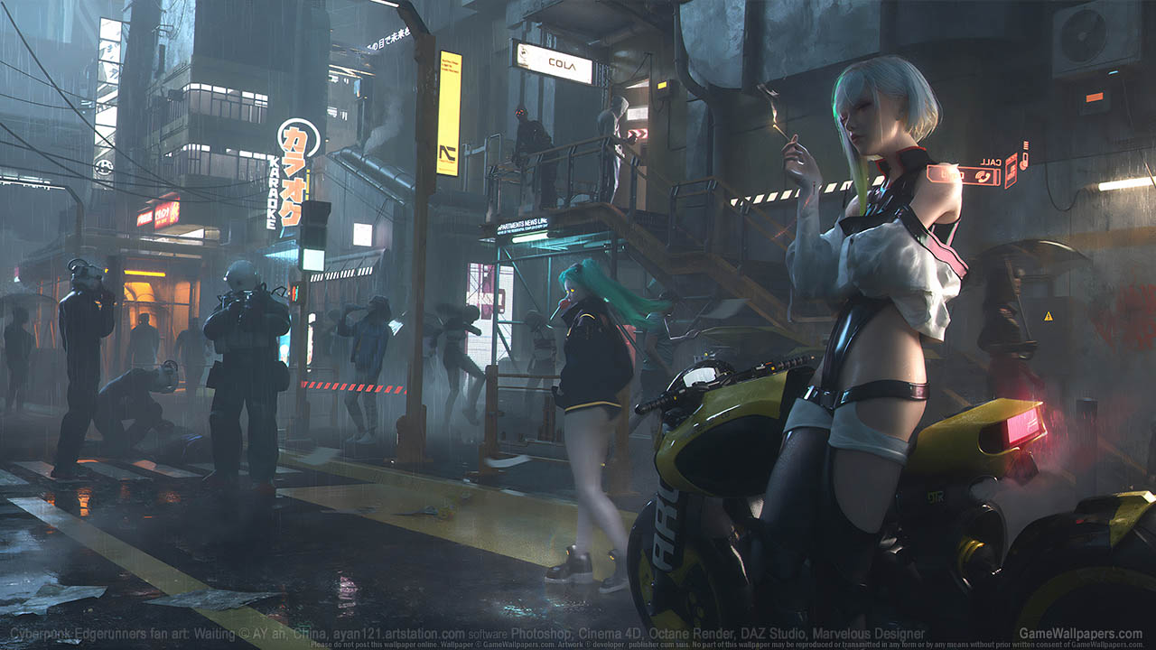 Cyberpunk: Edgerunners fan art fondo de escritorio 02 1280x720