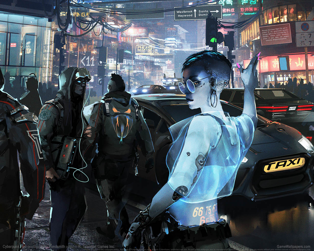 Cyberpunk Red achtergrond 01 1280x1024