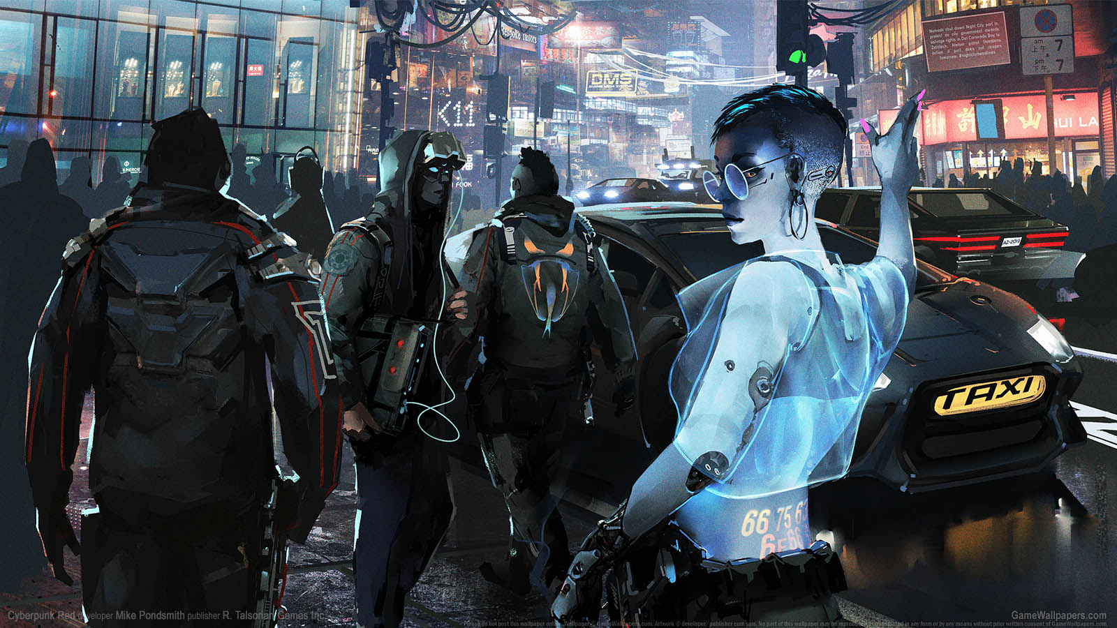 Cyberpunk Red wallpaper 01 1600x900