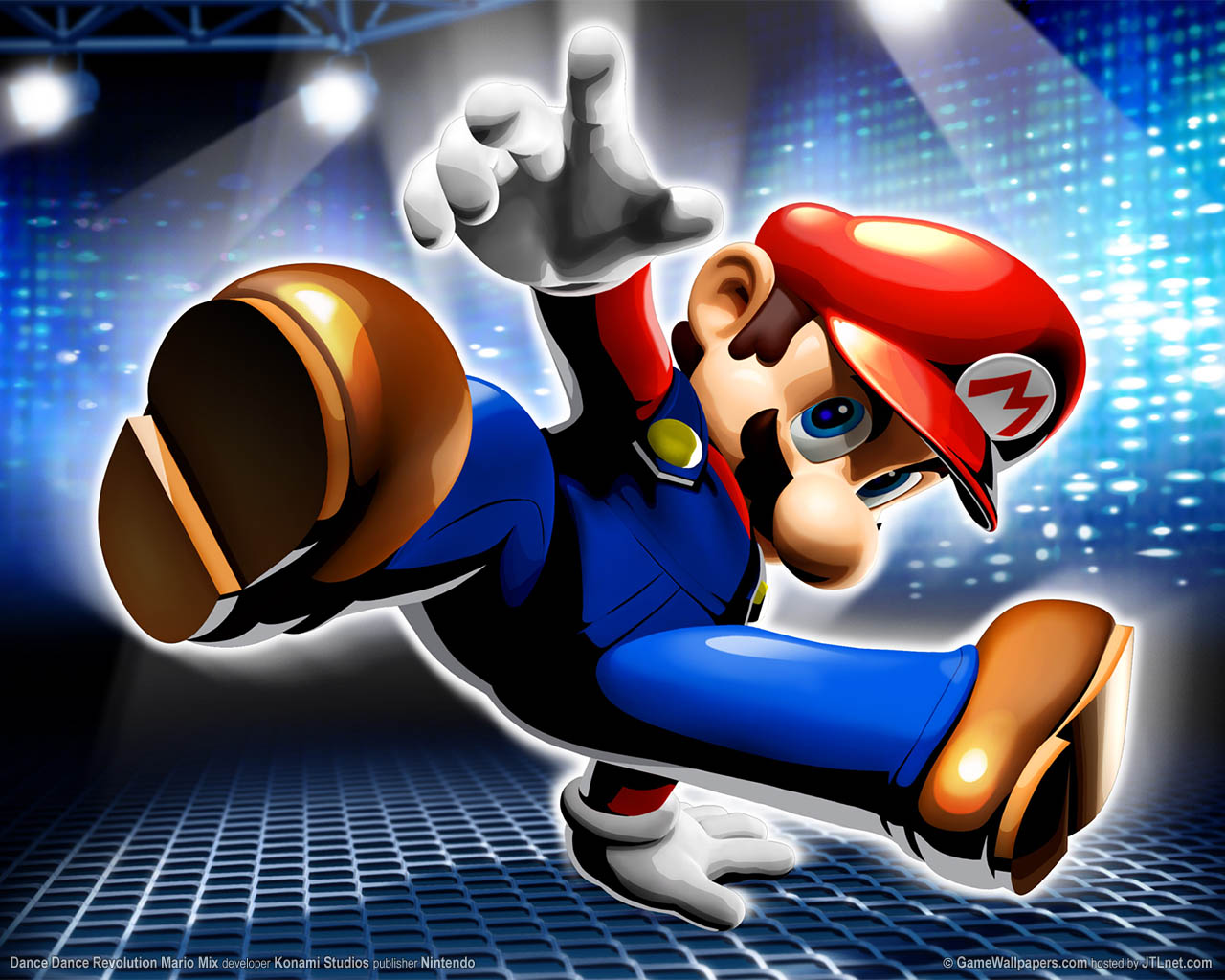 Dance Dance Revolution Mario Mix achtergrond 01 1280x1024