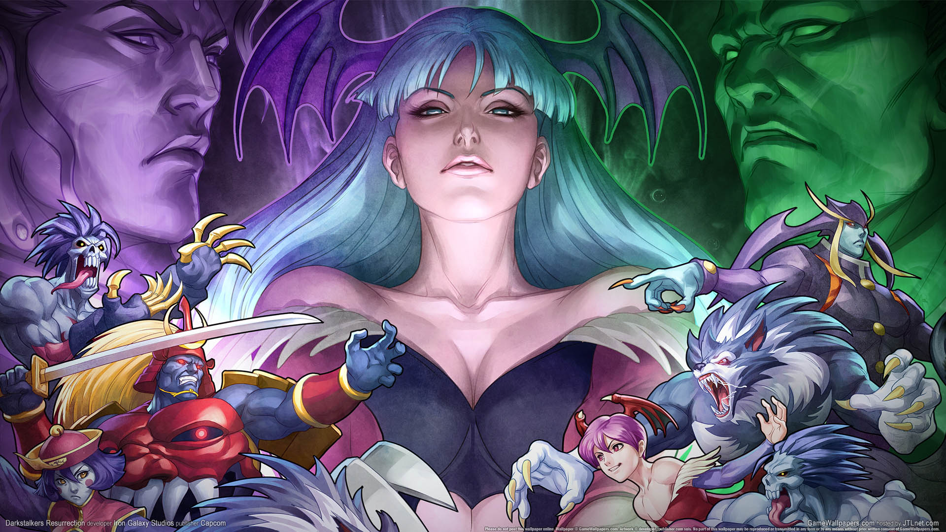 Darkstalkers Resurrection Hintergrundbild 01 1920x1080