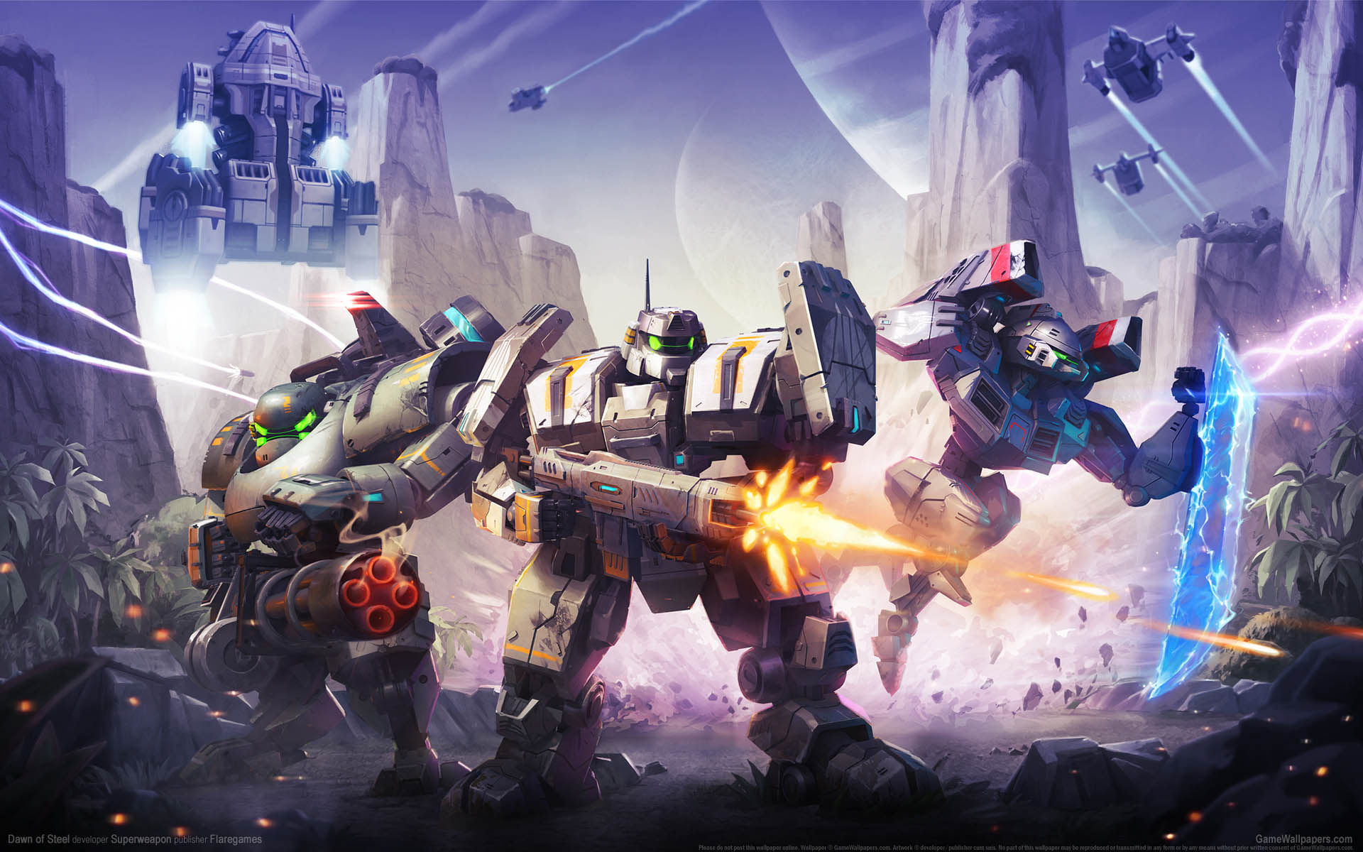 Dawn of Steel achtergrond 01 1920x1200