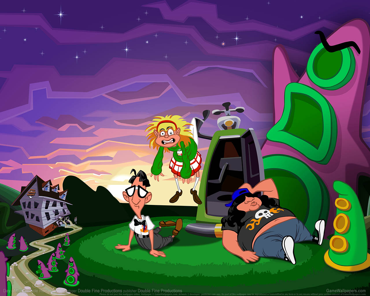 Day of the Tentacle Remastered wallpaper 01 1280x1024