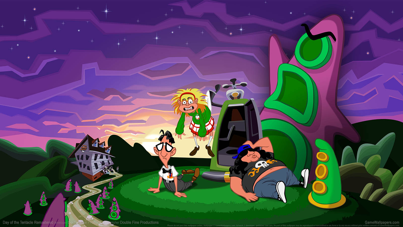 Day of the Tentacle Remastered wallpaper 01 1600x900