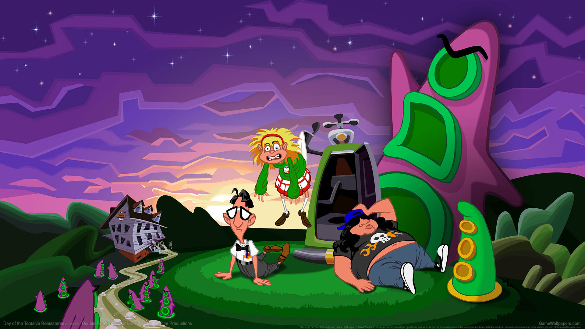 Day of the Tentacle Remastered fond d'cran 01 1920x1080