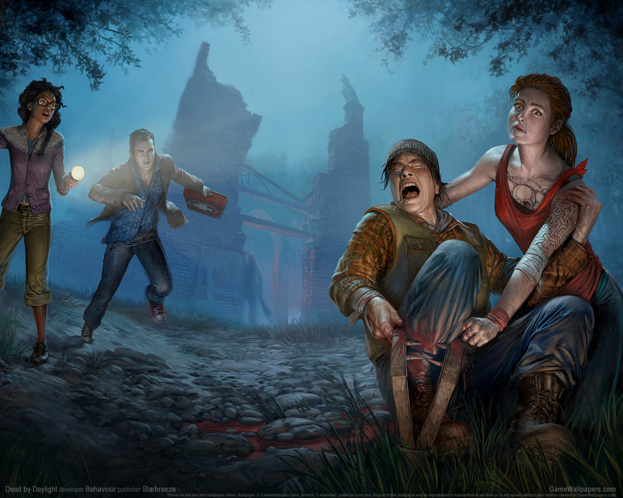 Dead by Daylight achtergrond 01 1280x1024