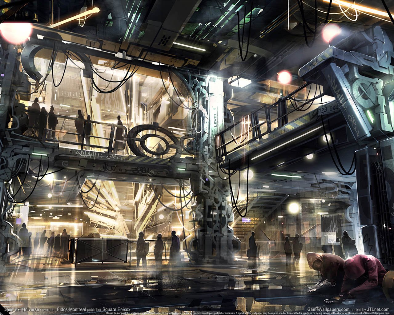 Deus Ex: Universe achtergrond 01 1280x1024