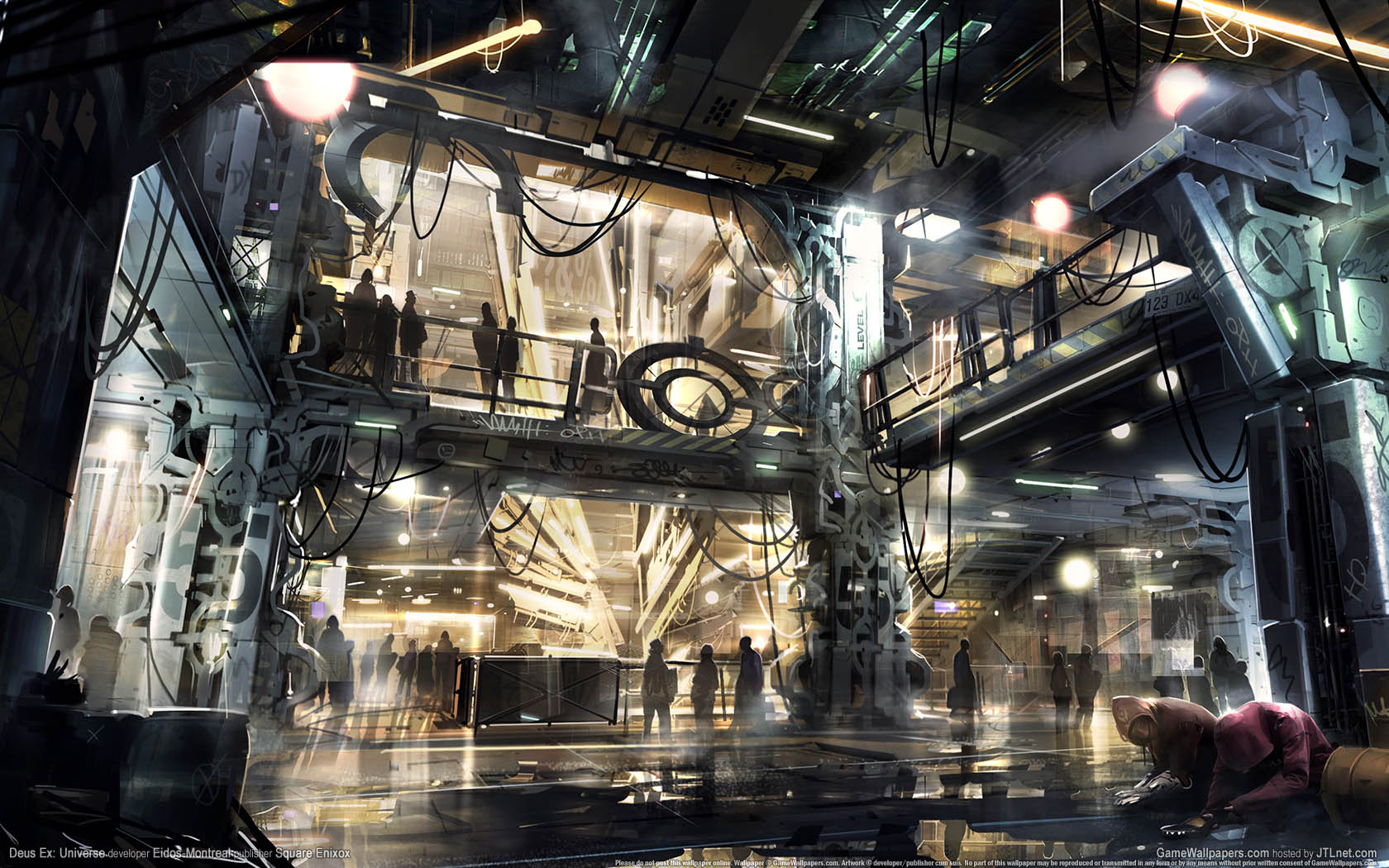 Deus Ex: Universe achtergrond 01 1680x1050