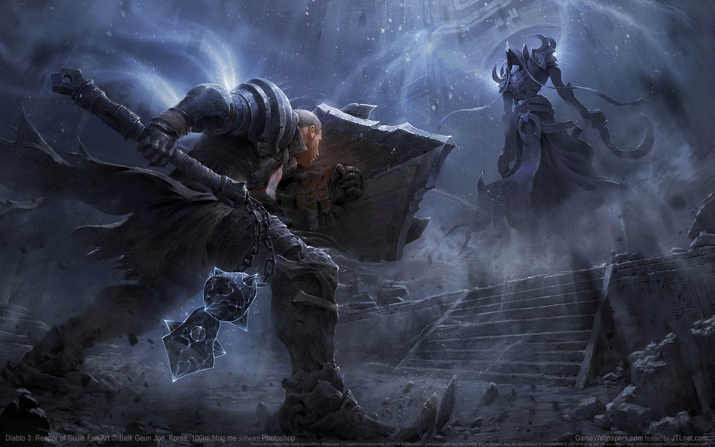 Diablo 3: Reaper of Souls Fan Art achtergrond 01 1440x900