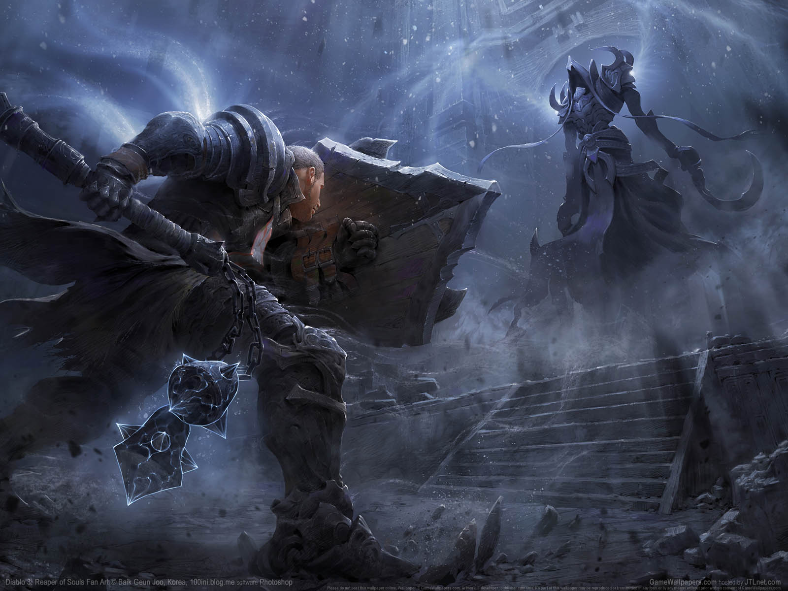 Diablo 3: Reaper of Souls Fan Art achtergrond 01 1600x1200