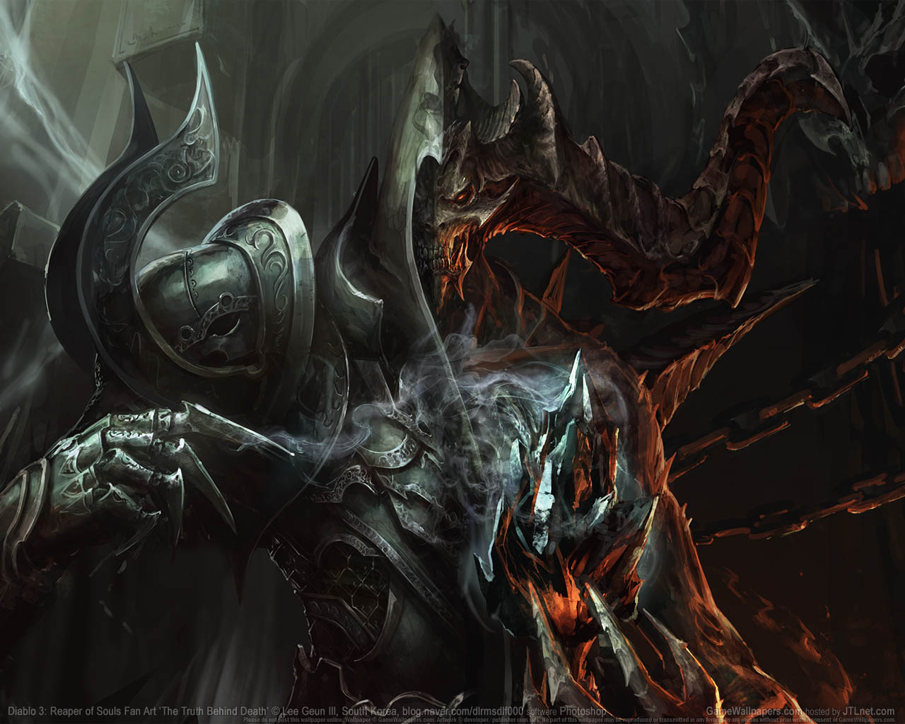 Diablo 3: Reaper of Souls Fan Artνmmer=02 wallpaper  1280x1024