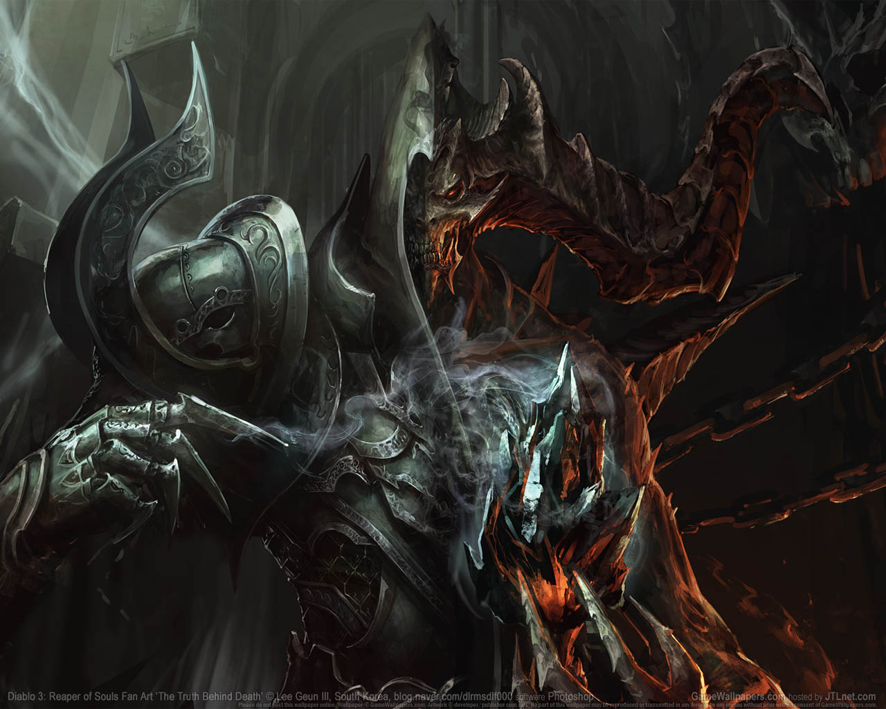 Diablo 3: Reaper of Souls Fan Artνmmer=02 Hintergrundbild  1280x1024