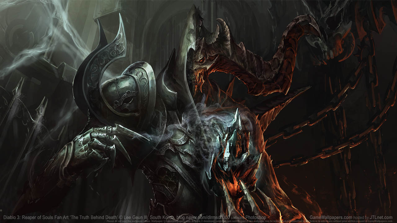 Diablo 3: Reaper of Souls Fan Art achtergrond 02 1280x720