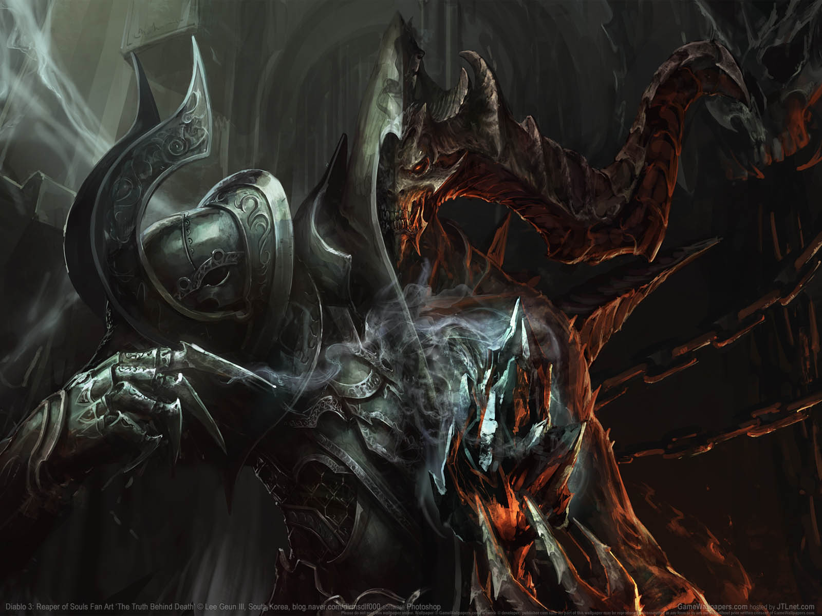 Diablo 3: Reaper of Souls Fan Artνmmer=02 fond d'cran  1600x1200