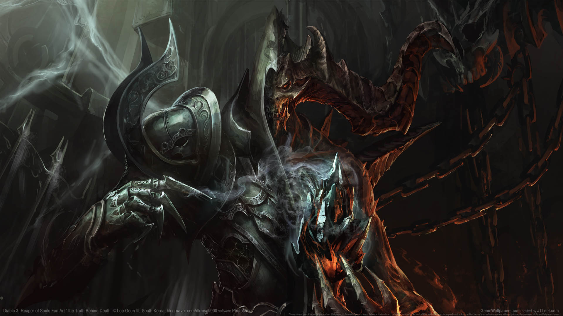 Diablo 3: Reaper of Souls Fan Art achtergrond 02 1920x1080
