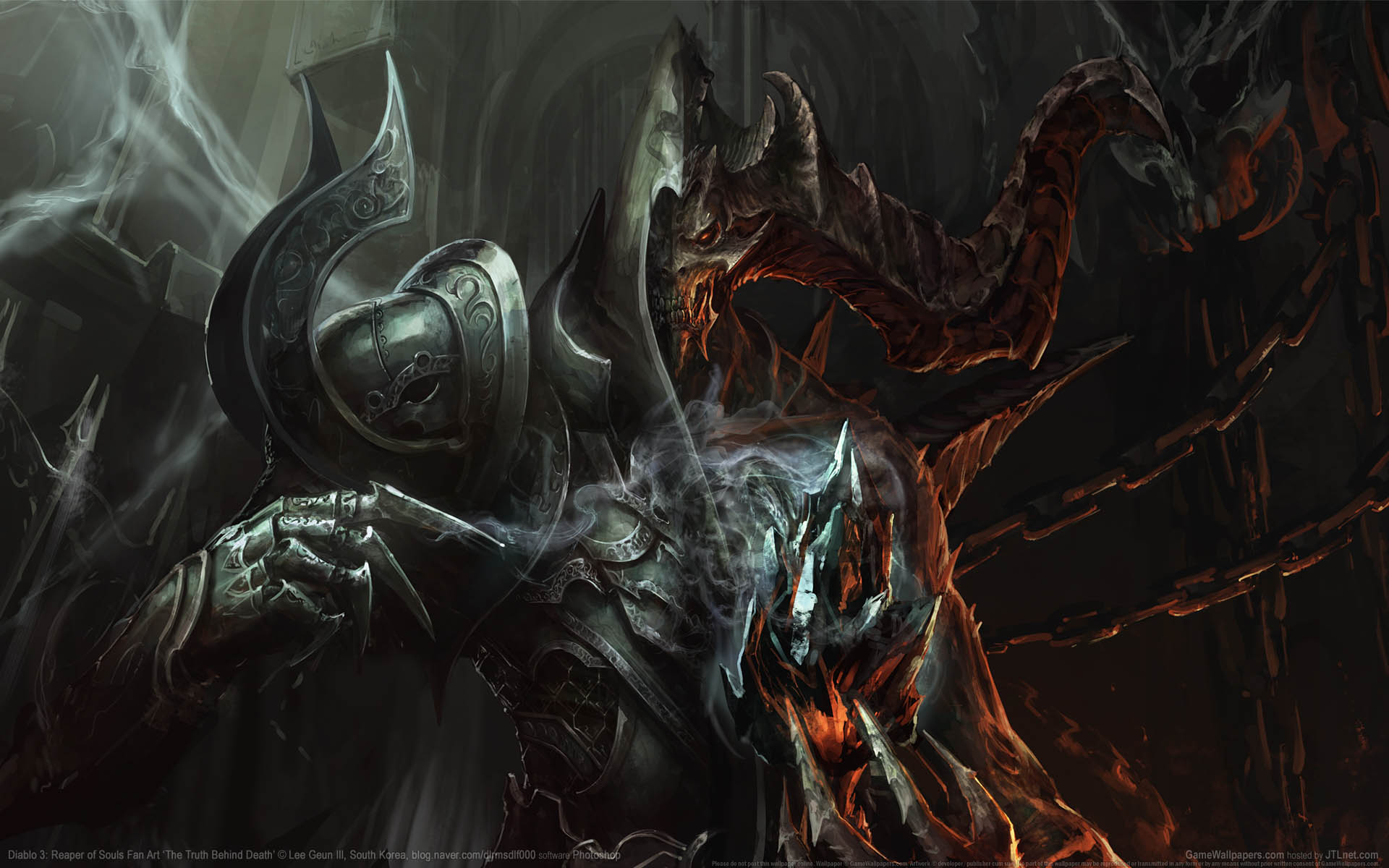 Diablo 3: Reaper of Souls Fan Art achtergrond 02 1920x1200