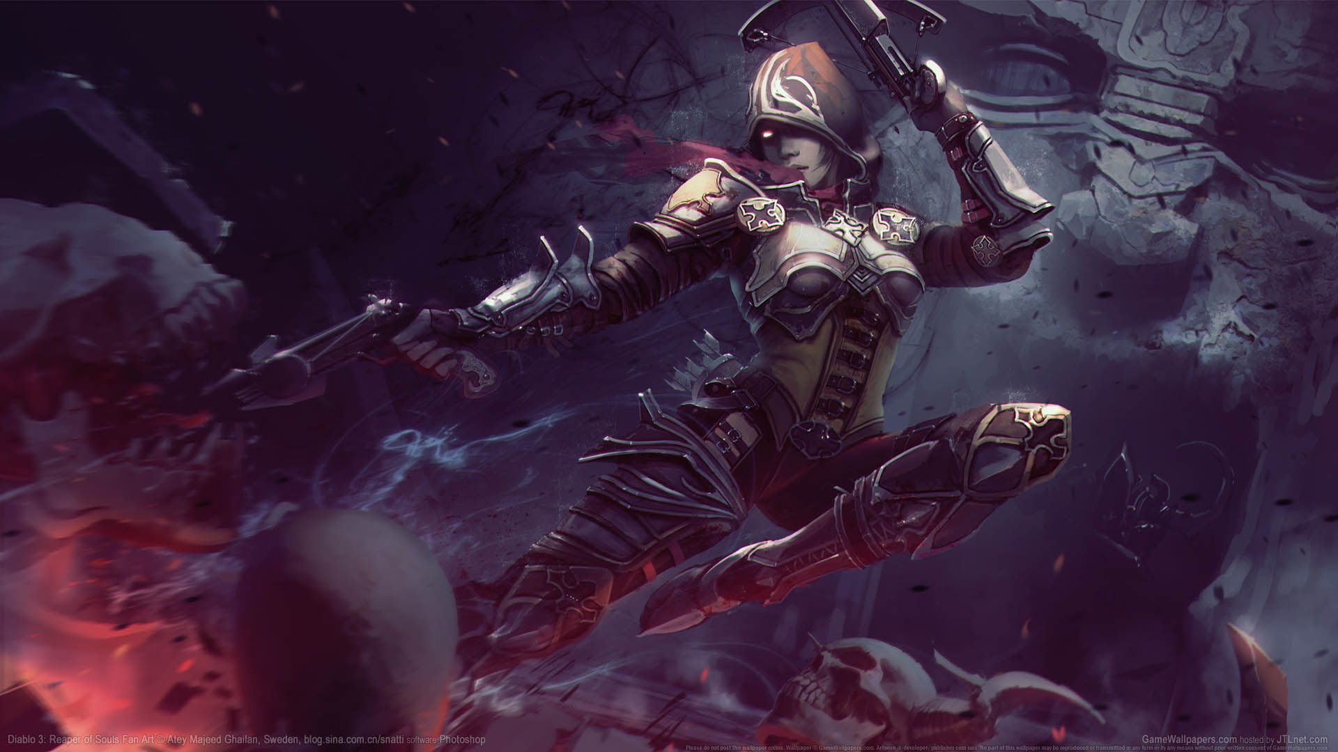 Diablo 3: Reaper of Souls Fan Art achtergrond 03 1920x1080