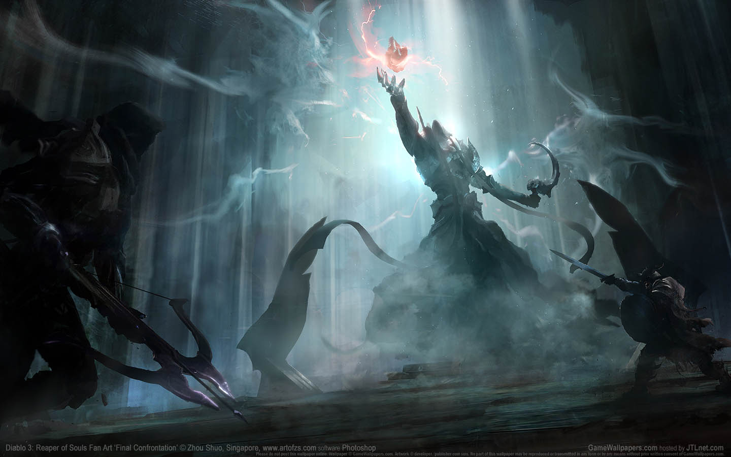 Diablo 3: Reaper of Souls Fan Art achtergrond 06 1440x900