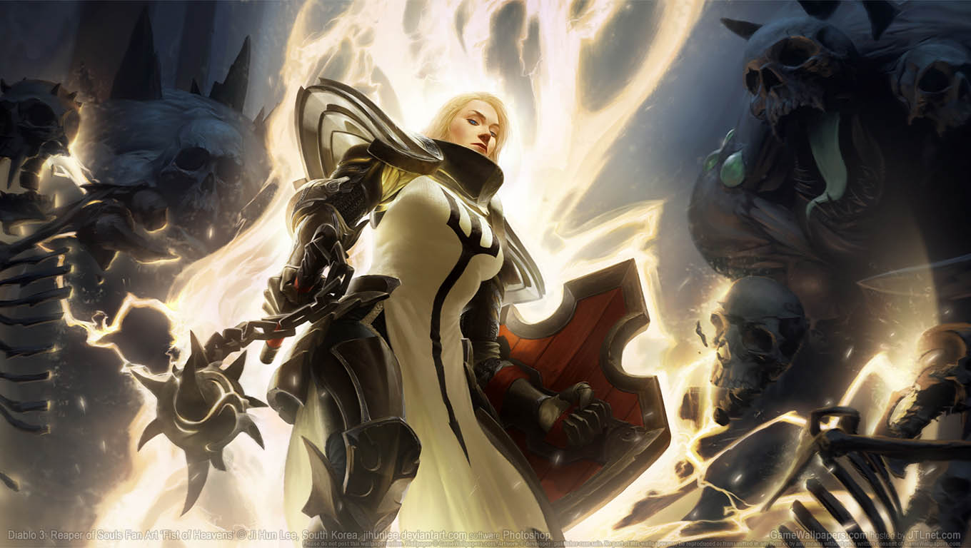 Diablo 3: Reaper of Souls Fan Art Hintergrundbild 08 1360x768