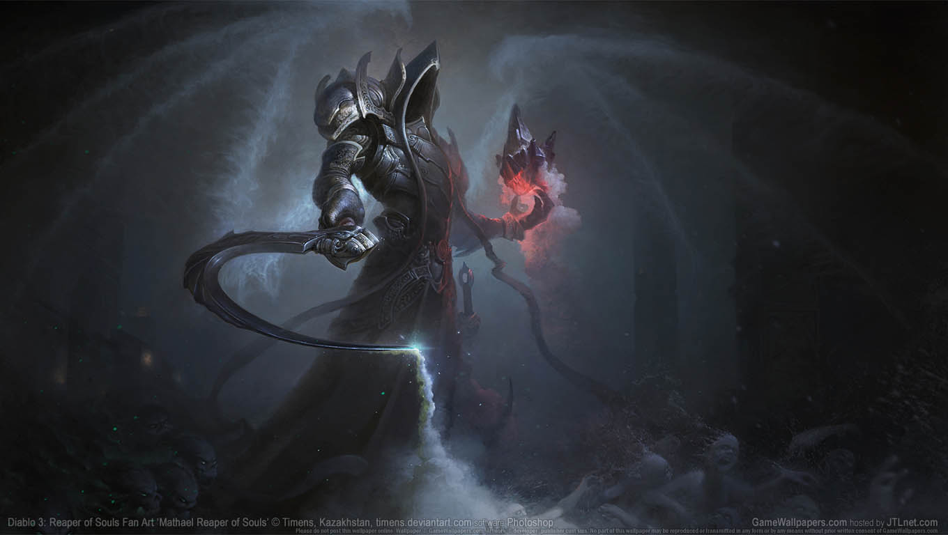 Diablo 3: Reaper of Souls Fan Art achtergrond 11 1360x768