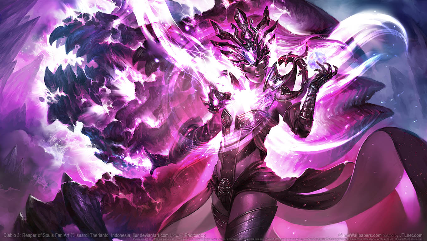 Diablo 3: Reaper of Souls Fan Art achtergrond 12 1360x768