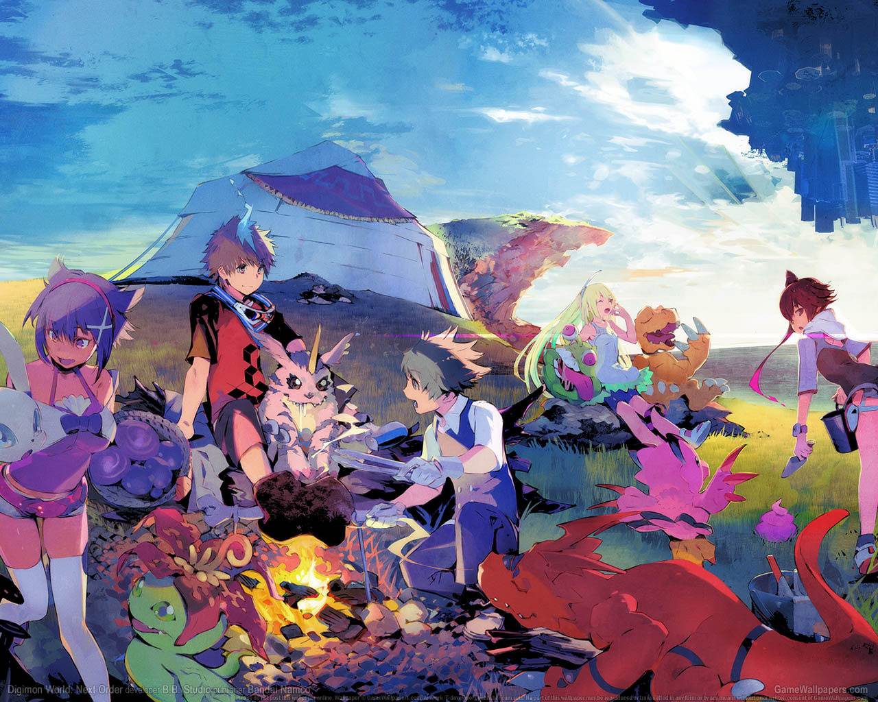 Digimon World: Next Order achtergrond 01 1280x1024