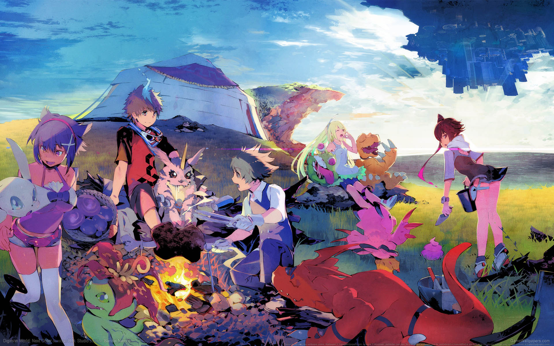 Digimon World: Next Order achtergrond 01 1920x1200