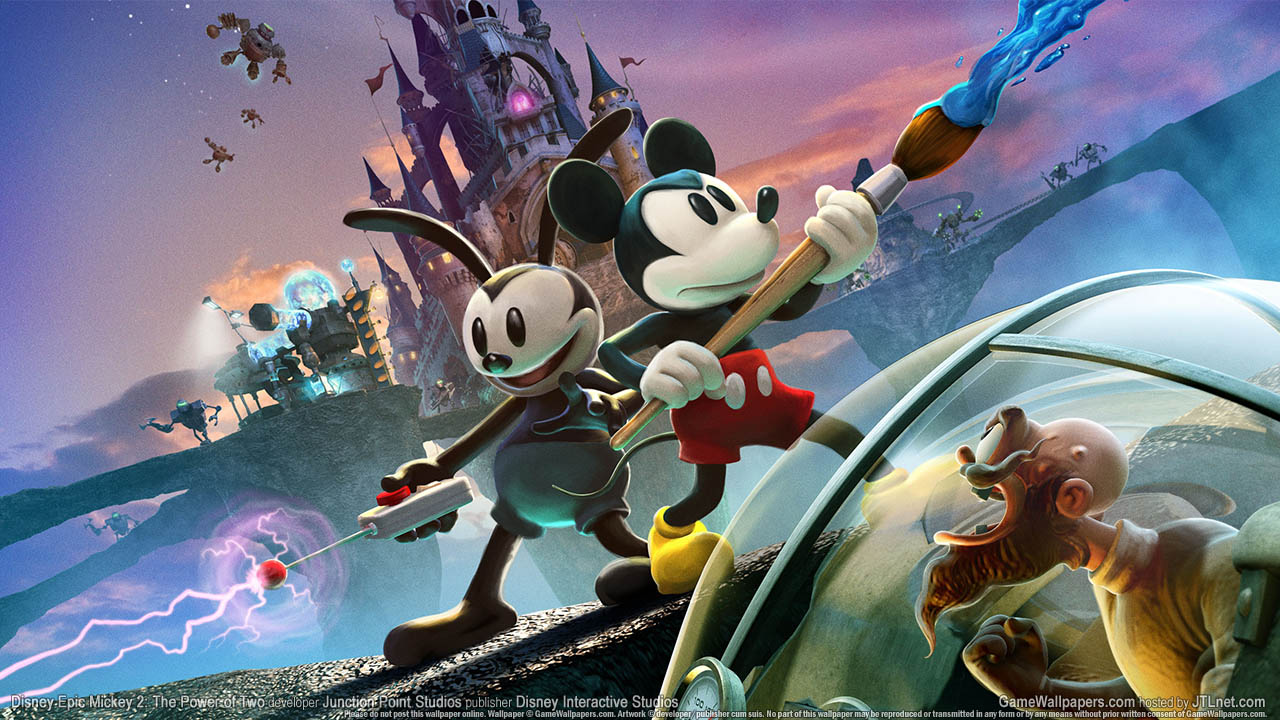 Disney Epic Mickey 2%3A The Power of Two achtergrond 01 1280x720