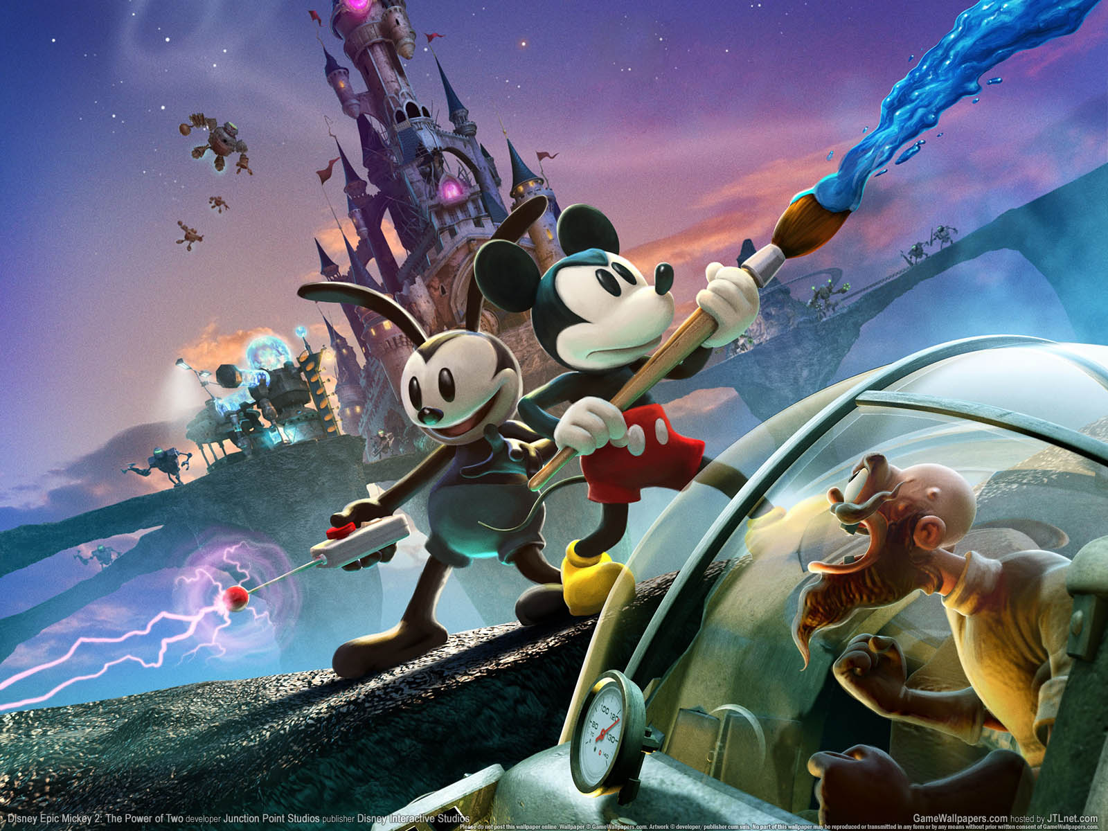 Disney Epic Mickey 2%3A The Power of Two fond d'cran 01 1600x1200