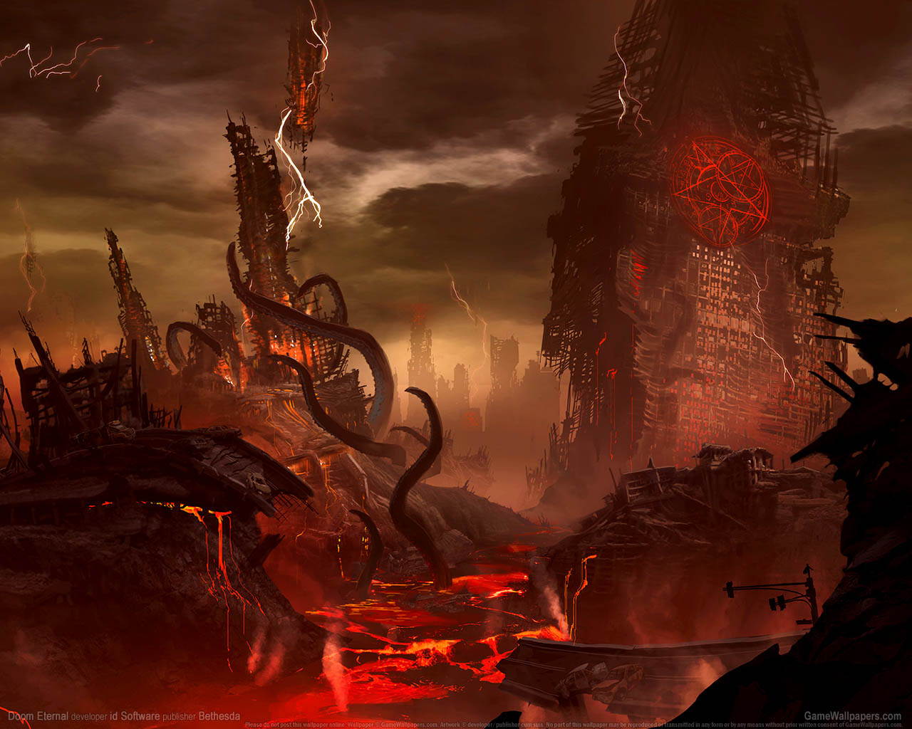 Doom Eternalνmmer=01 Hintergrundbild  1280x1024