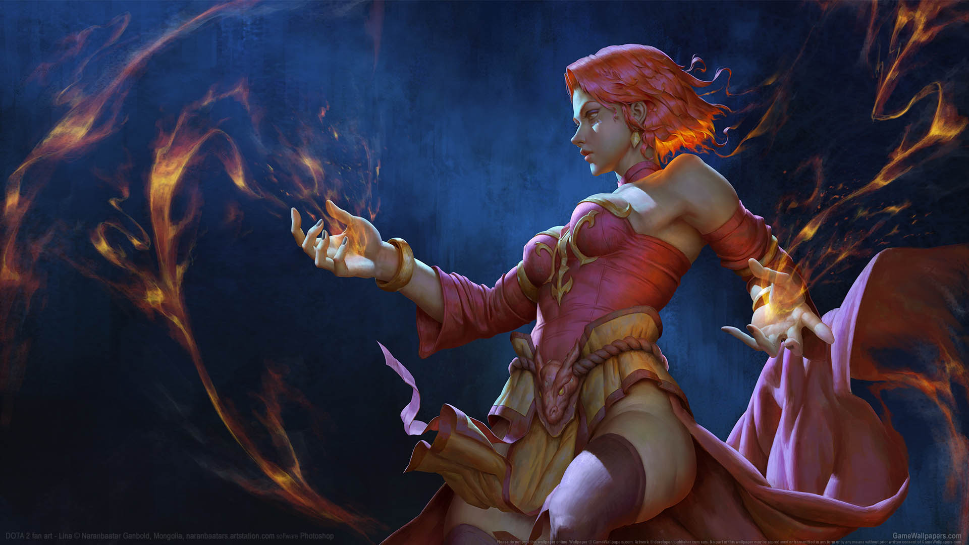 Dota 2 fan art Hintergrundbild 02 1920x1080