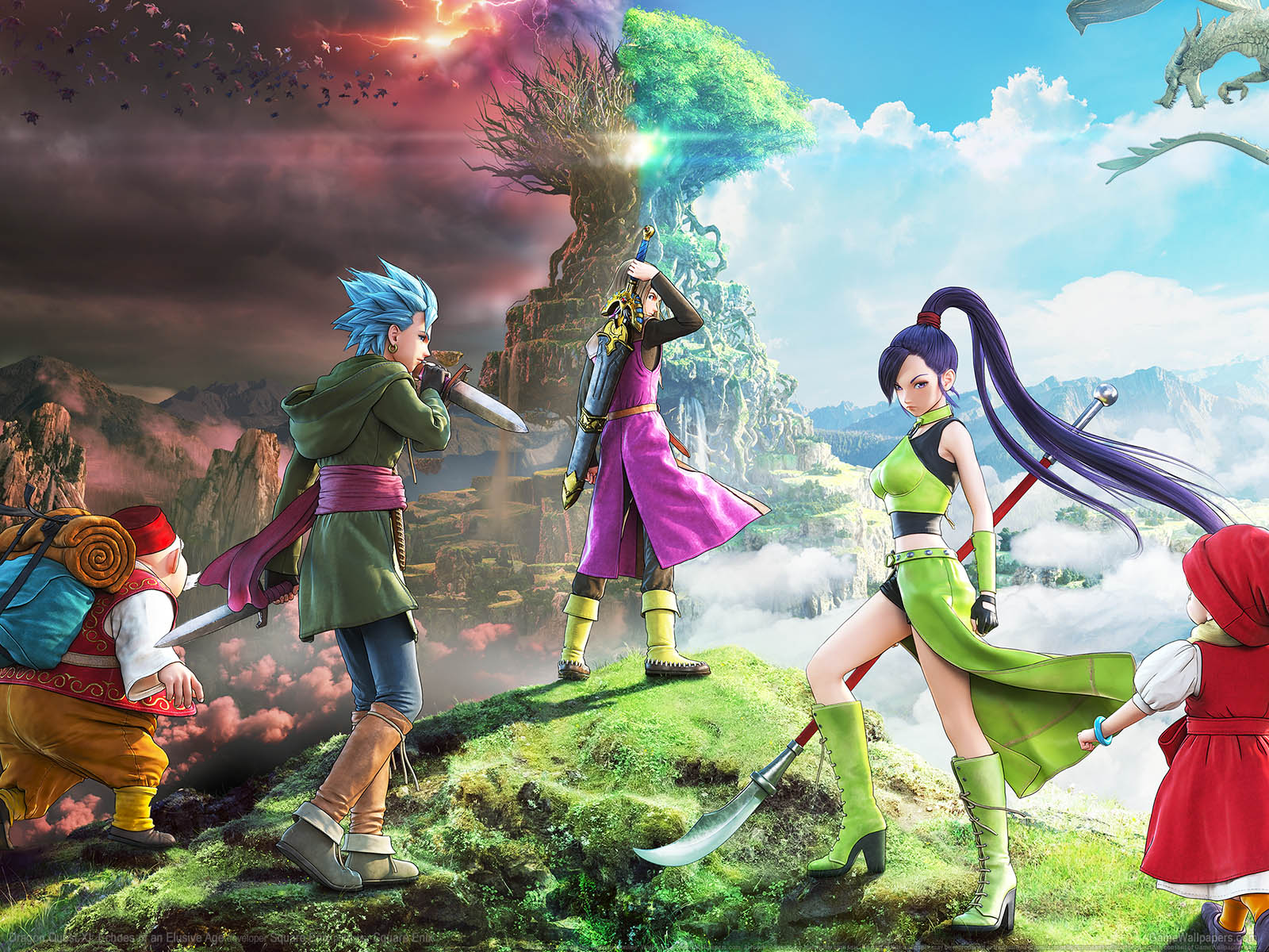 Dragon Quest XI: Echoes of an Elusive Ageνmmer=01 achtergrond  1600x1200