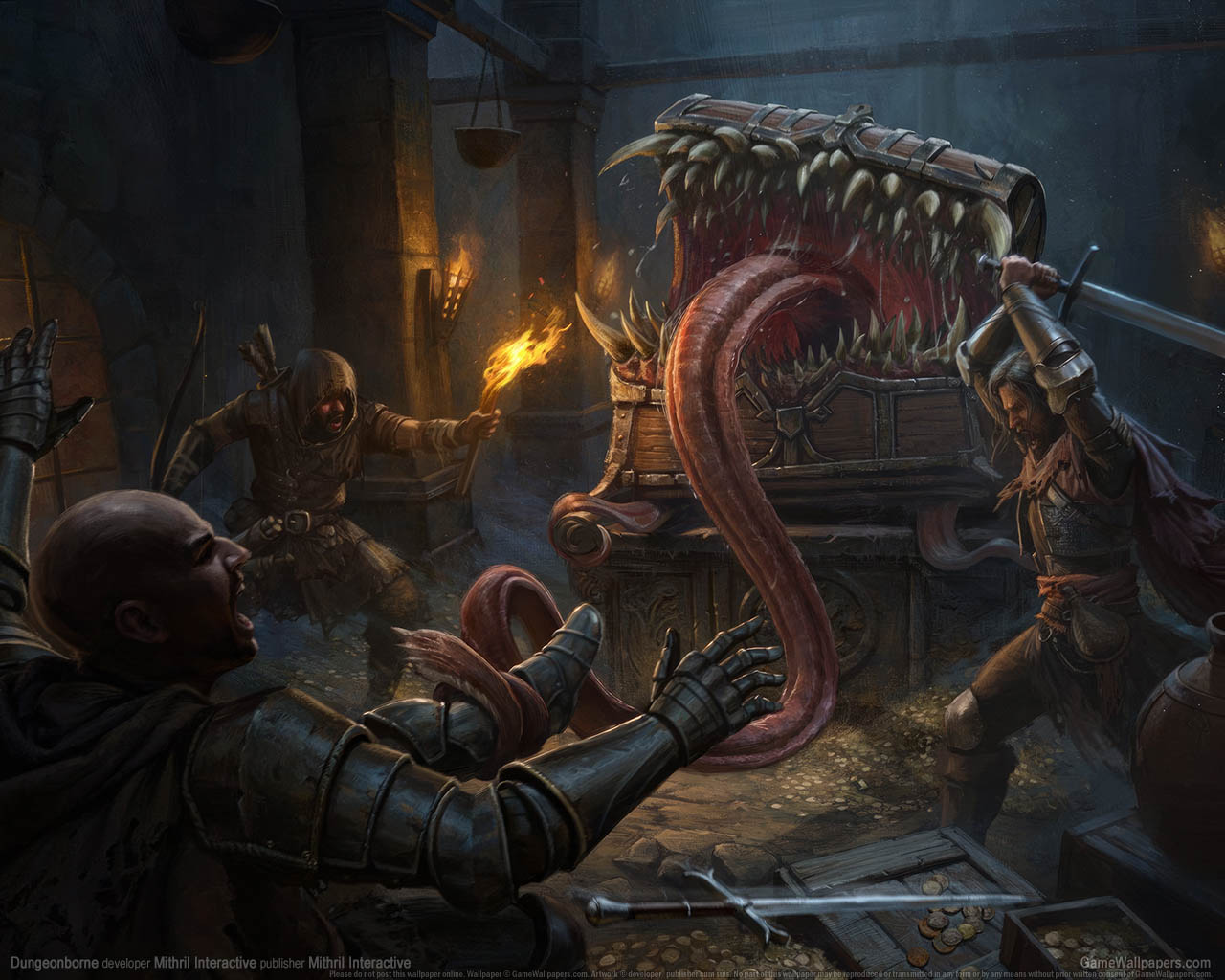 Dungeonborne achtergrond 01 1280x1024