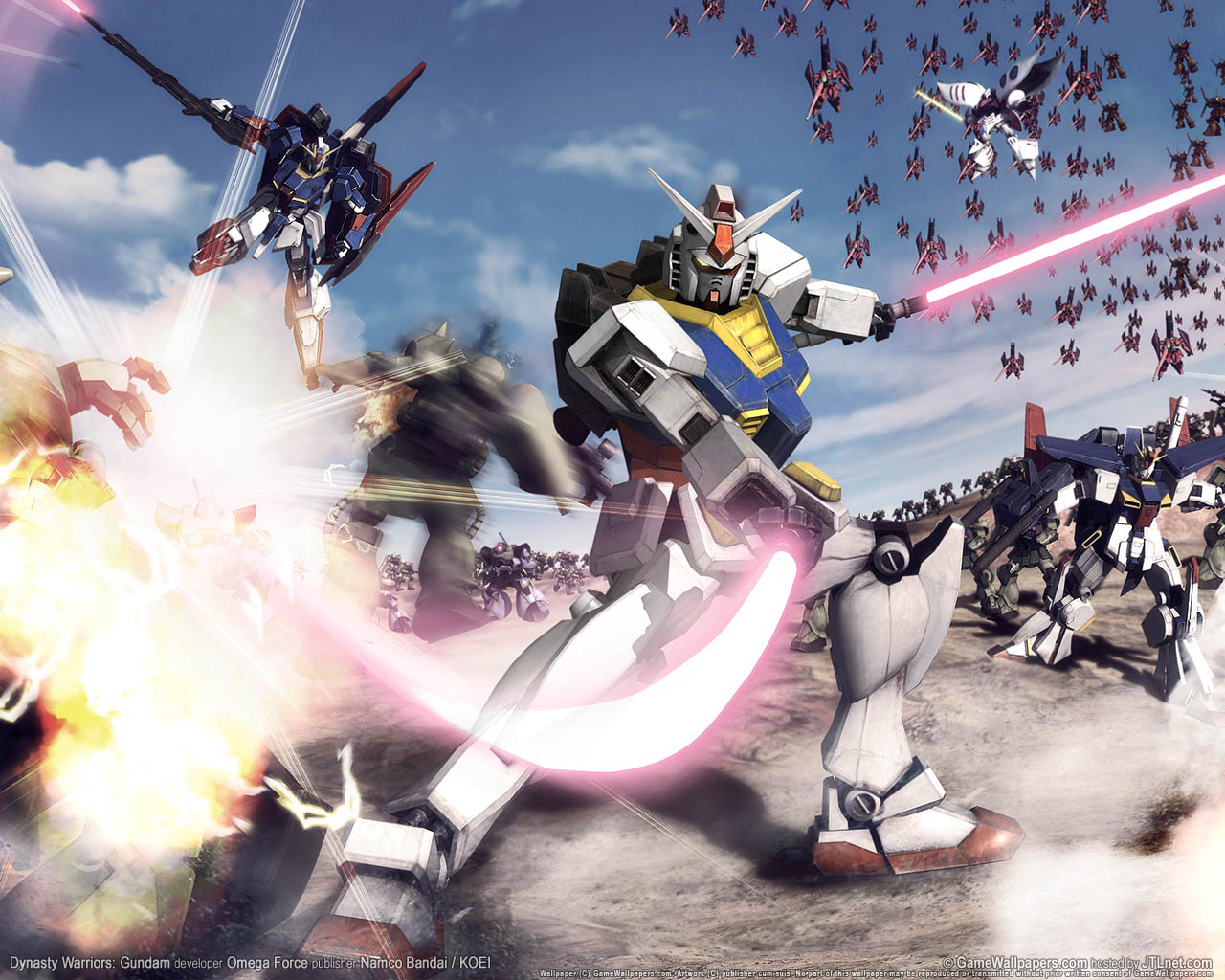 Dynasty Warriors: Gundam fondo de escritorio 01 1280x1024