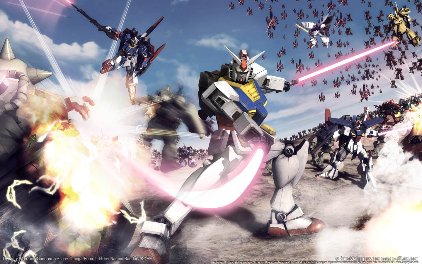 Dynasty Warriors: Gundam achtergrond 01 1440x900