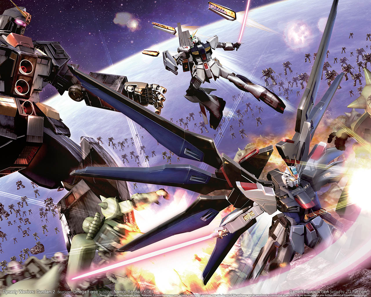 Dynasty Warriors: Gundam 2 wallpaper 01 1280x1024