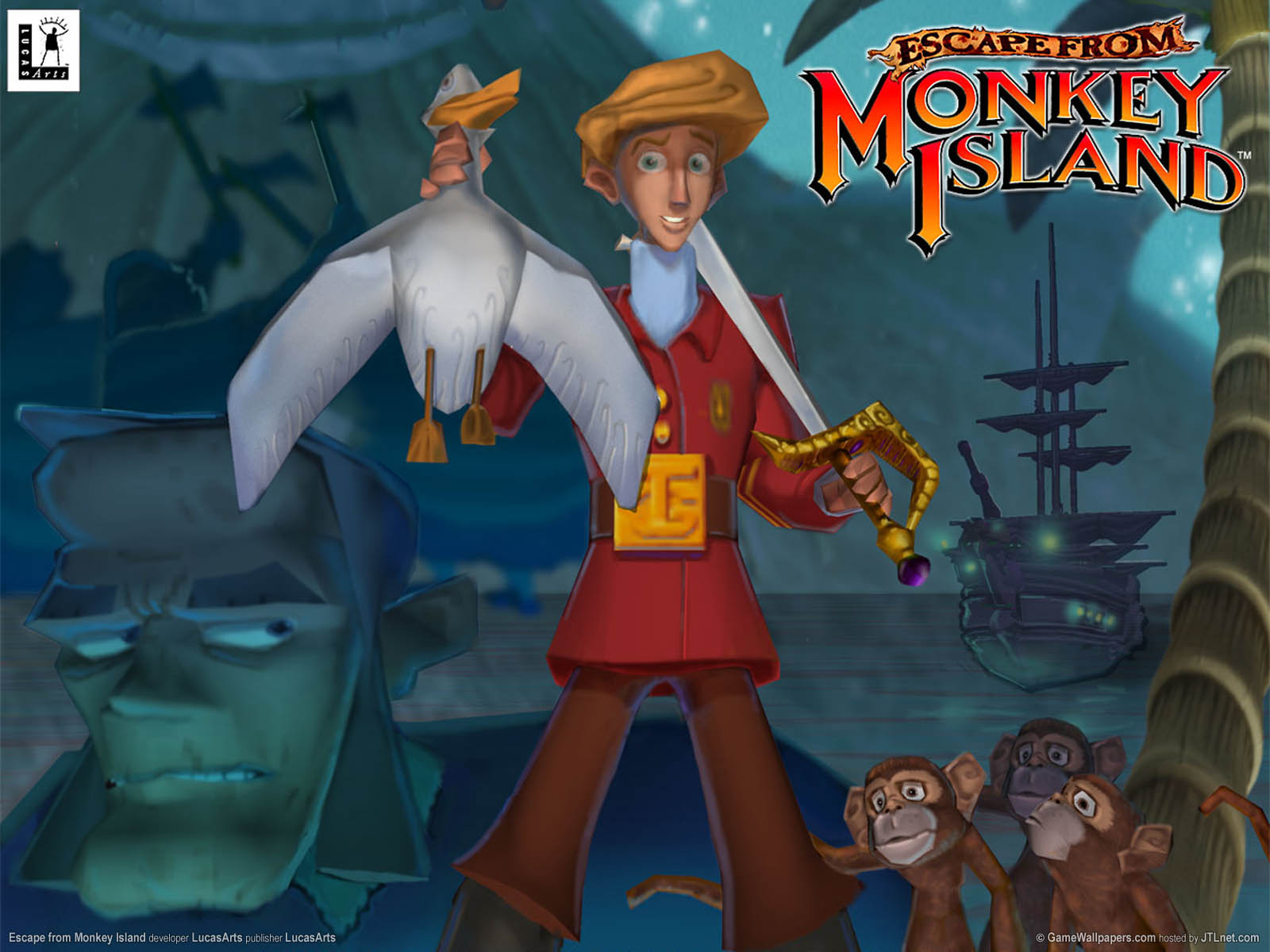 Escape from Monkey Island fondo de escritorio 01 1600x1200