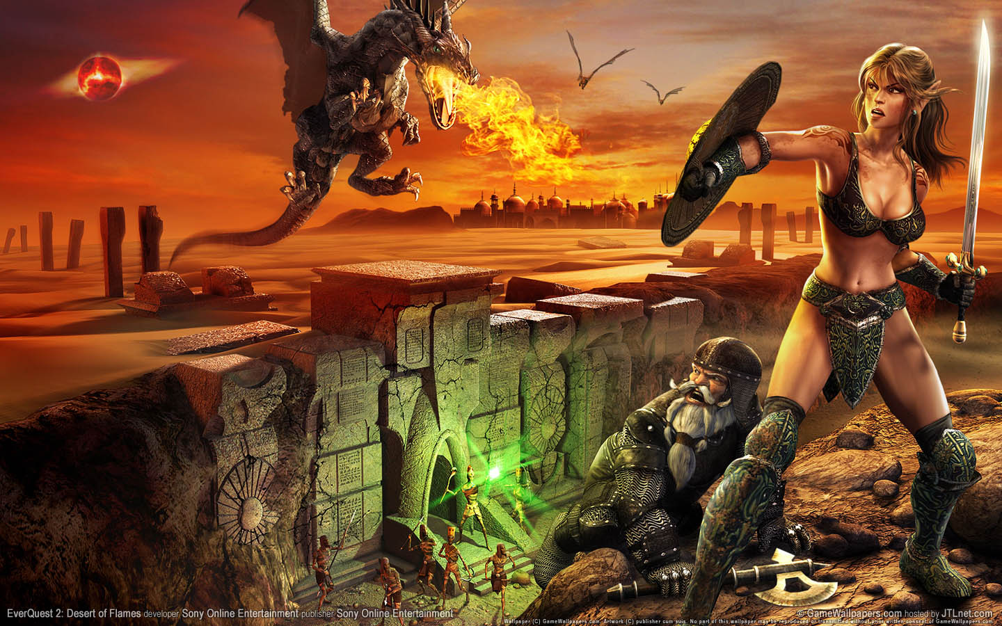 EverQuest 2: Desert of Flamesνmmer=01 achtergrond  1440x900