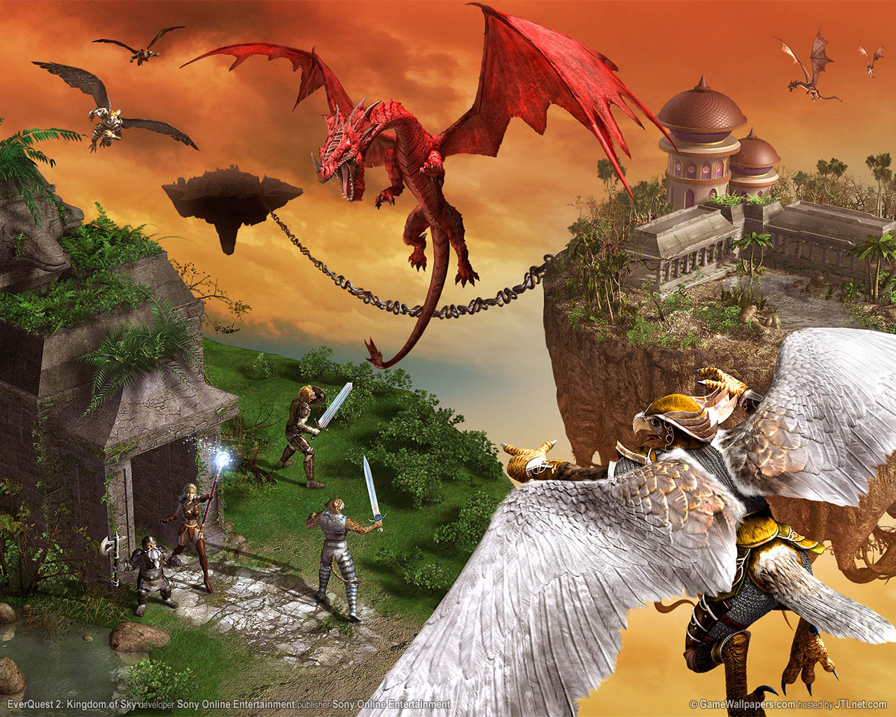 EverQuest 2: Kingdom of Sky Hintergrundbild 01 1280x1024