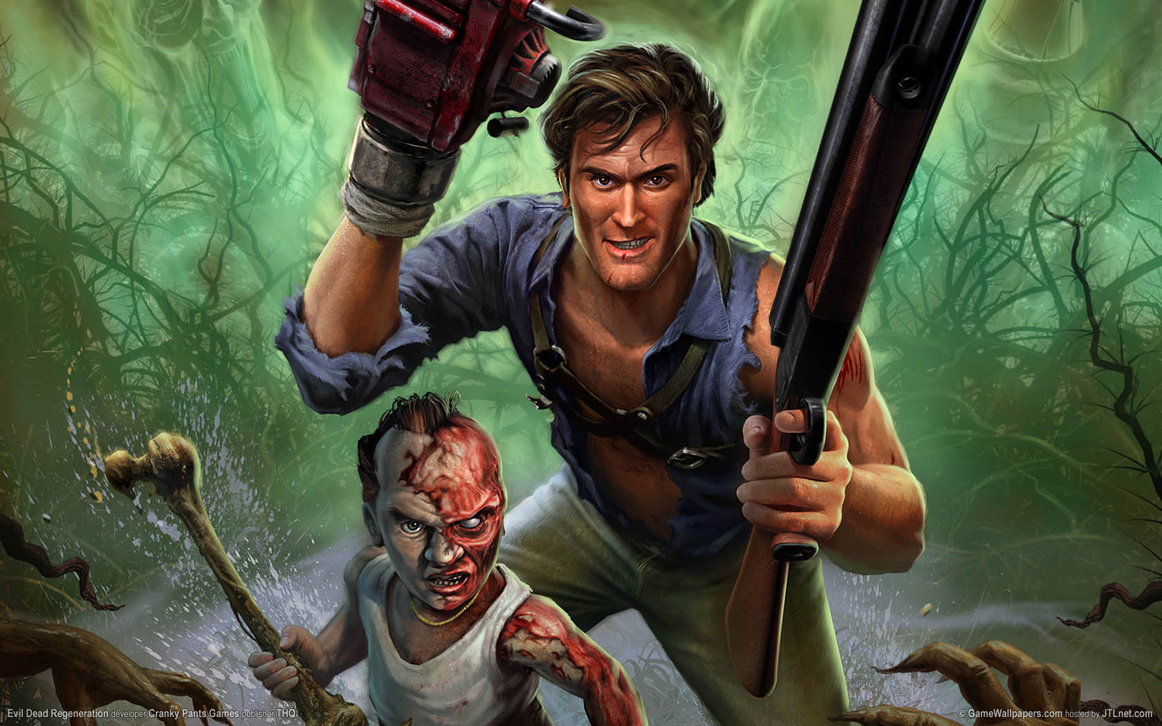 Evil Dead Regeneration fond d'cran 01 1680x1050