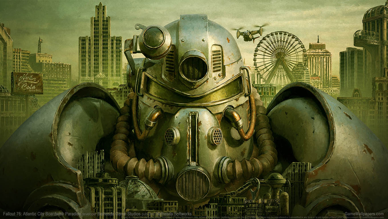 Fallout 76%253A Atlantic City Boardwalk Paradise wallpaper 01 1360x768