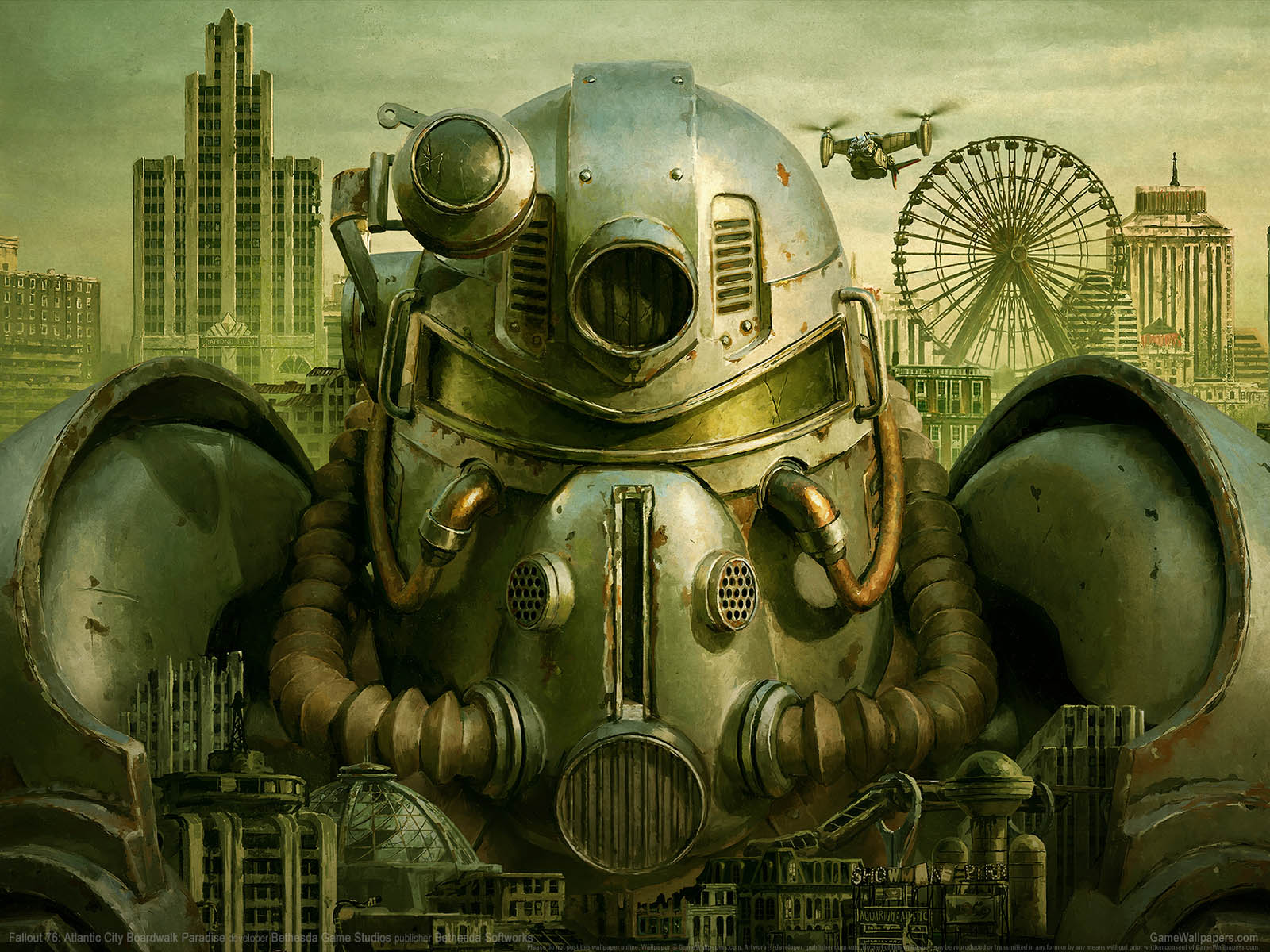 Fallout 76: Atlantic City Boardwalk Paradise fond d'cran 01 1600x1200