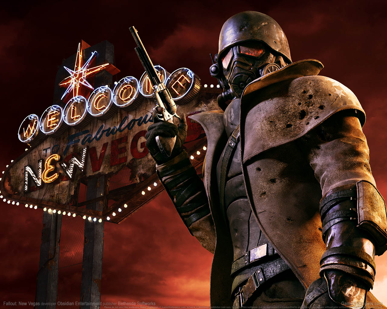 Fallout: New Vegas achtergrond 01 1280x1024