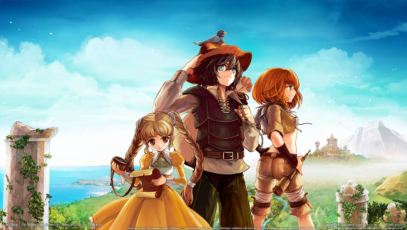 Fantasy Life Mabinogi achtergrond 04 1360x768
