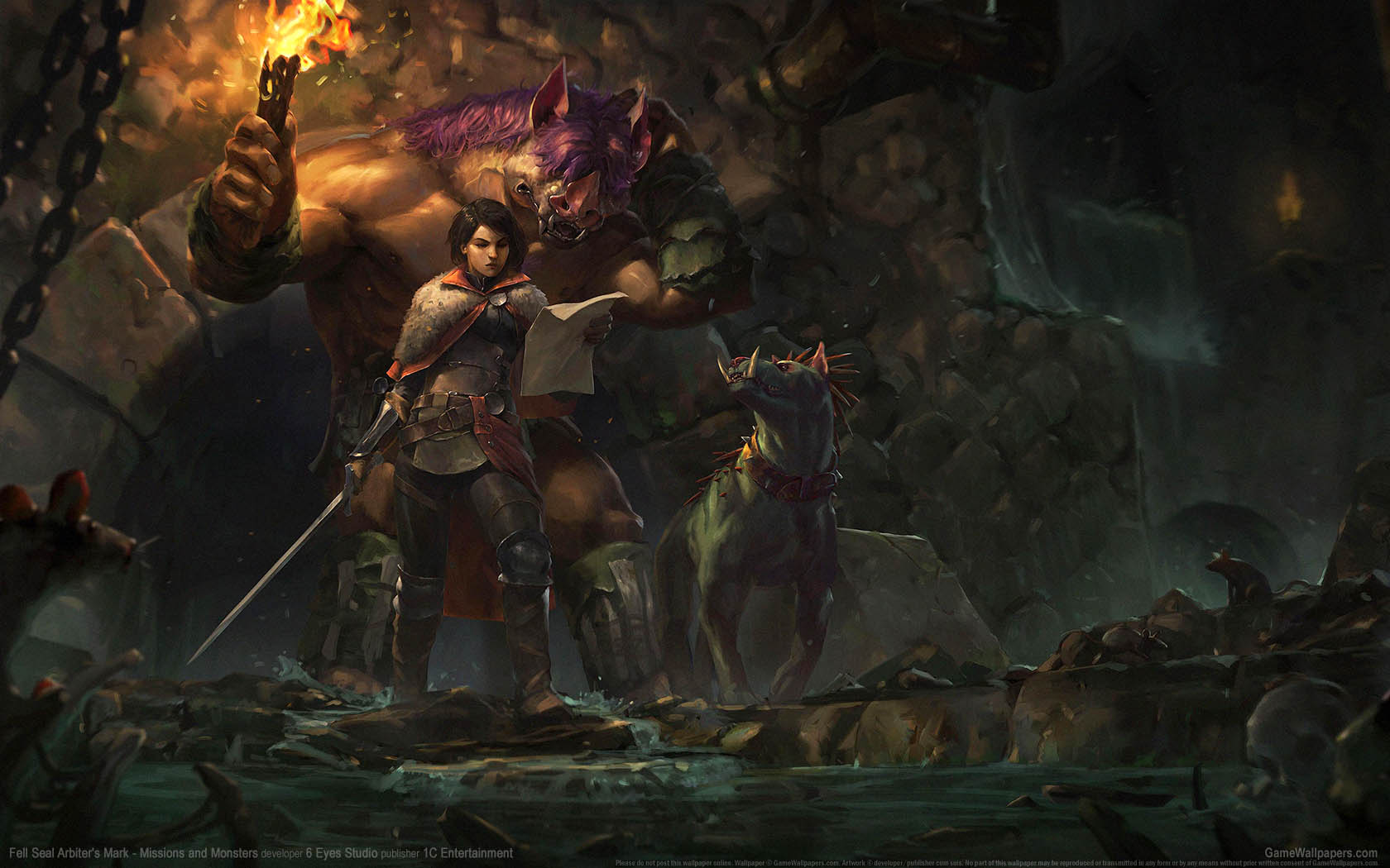 Fell Seal: Arbiter's Mark - Missions and Monsters wallpaper 01 1680x1050