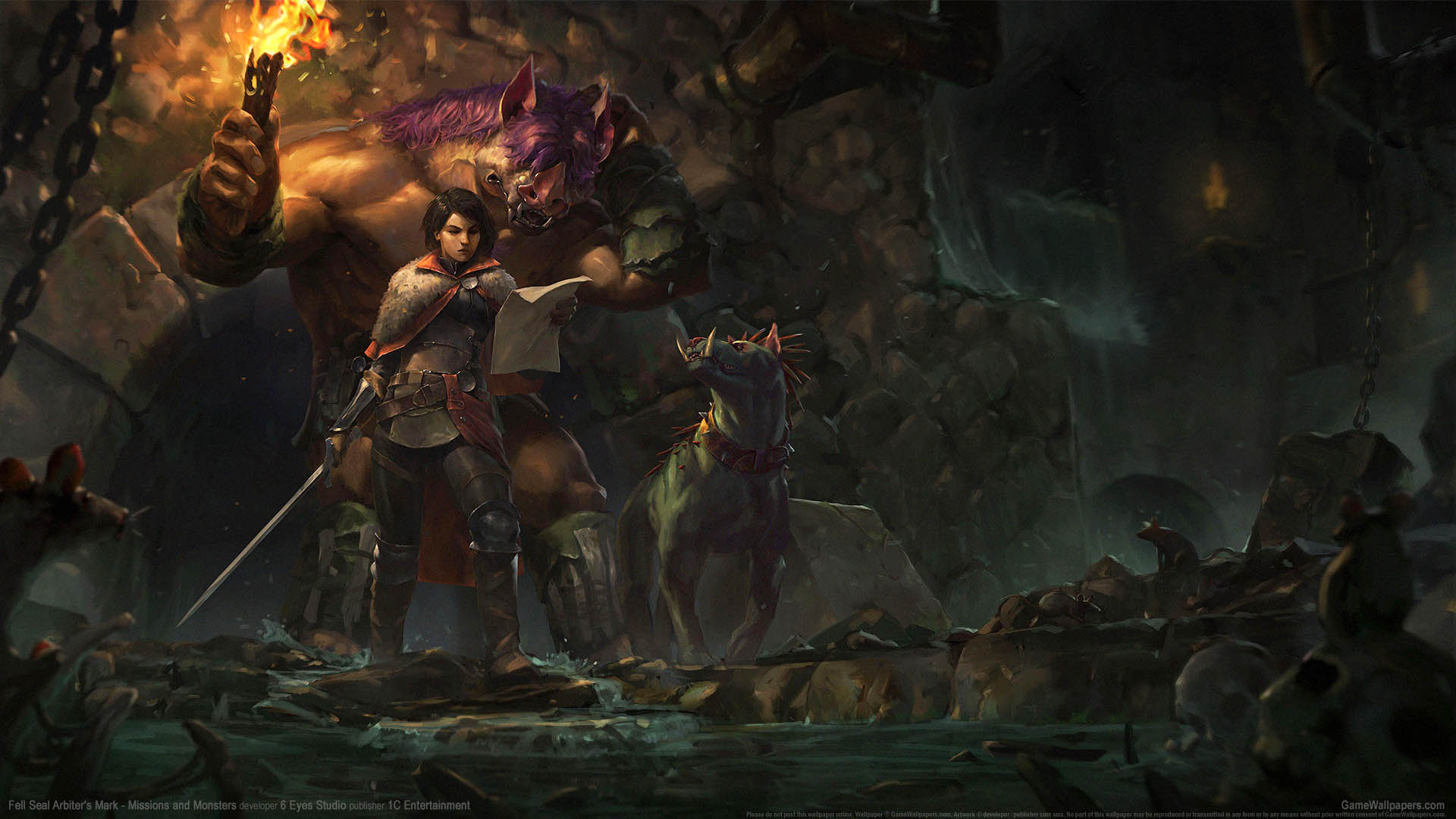 Fell Seal: Arbiter's Mark - Missions and Monsters wallpaper 01 1920x1080